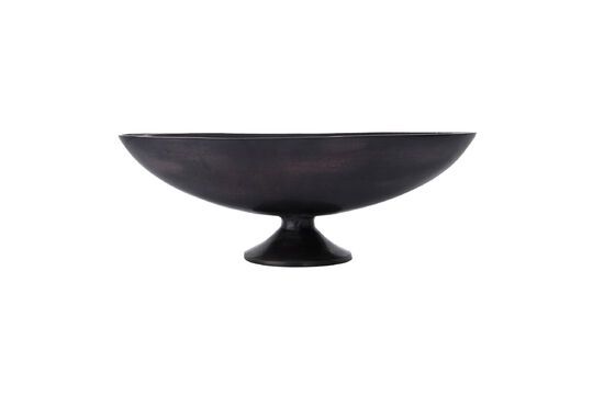 Foy black aluminum dish Clipped