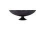 Miniature Foy black aluminum dish Clipped