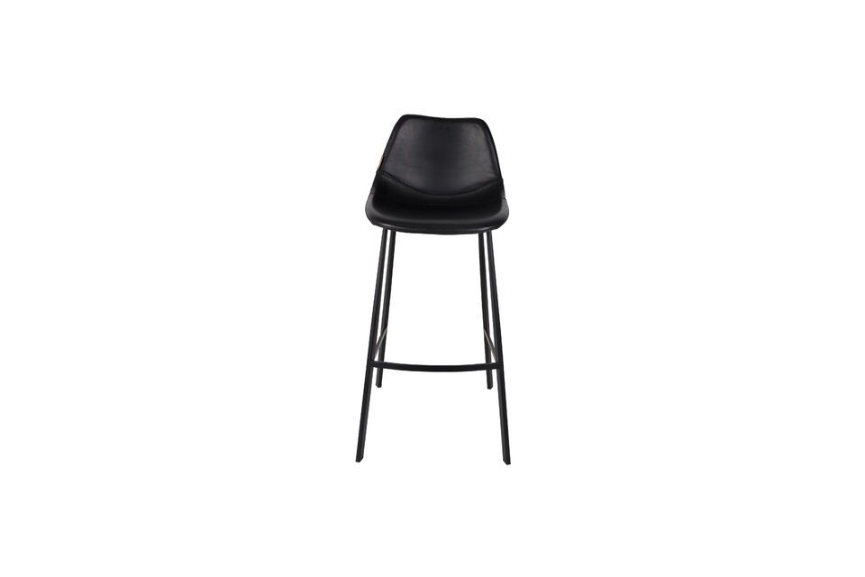 Franky black bar stool - 14