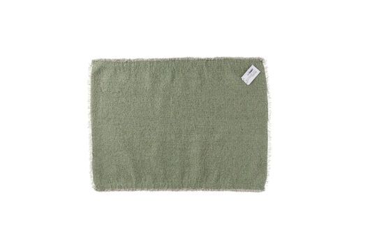 Frivole pale green cotton place mat Clipped