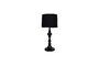 Miniature Fusilli black metal table lamp Clipped