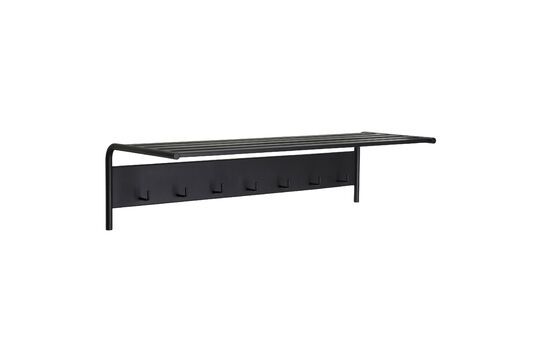 Fusion black steel coat rack