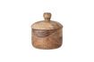 Miniature Gael natural acacia jug with lid 1