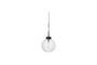 Miniature Gaia small black metal suspension Clipped