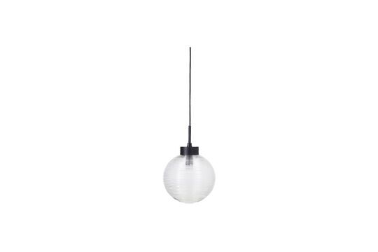 Gaia transparent glass suspension lamp Clipped