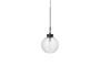 Miniature Gaia transparent glass suspension lamp Clipped