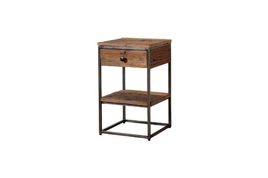 Galion dark wood bedside table Clipped