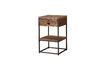 Miniature Galion dark wood bedside table 4