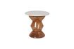 Miniature Gaya white and brown marble coffee table 3