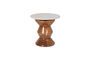 Miniature Gaya white and brown marble coffee table Clipped