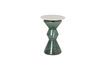 Miniature Gaya white and green marble side table 2