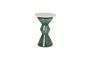 Miniature Gaya white and green marble side table Clipped