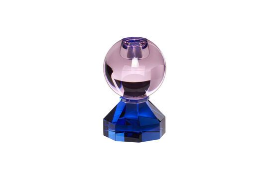 Gem multicolor crystal candleholder Clipped