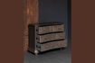 Miniature Giacomo dark wood chest of drawers 4