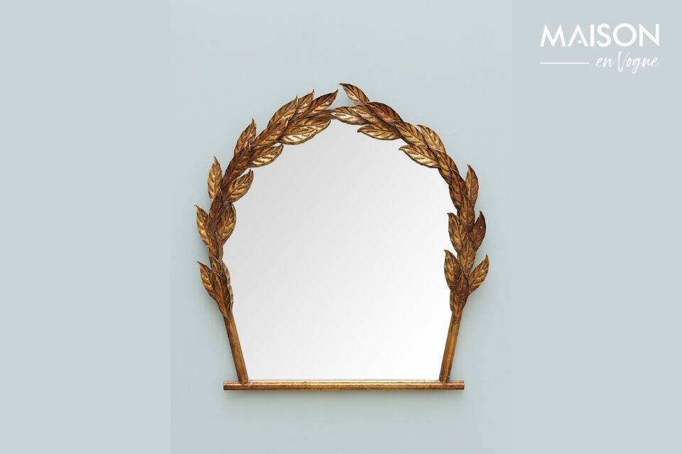 Gilded metal Caesar mirror Chehoma