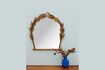 Miniature Gilded metal Caesar mirror 2