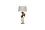 Miniature Ginkgo gold aluminum table lamp Clipped