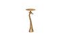 Miniature Giraffe gold metal side table Clipped