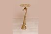 Miniature Giraffe gold metal side table 2