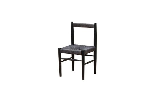 Gitana black wooden chair Clipped