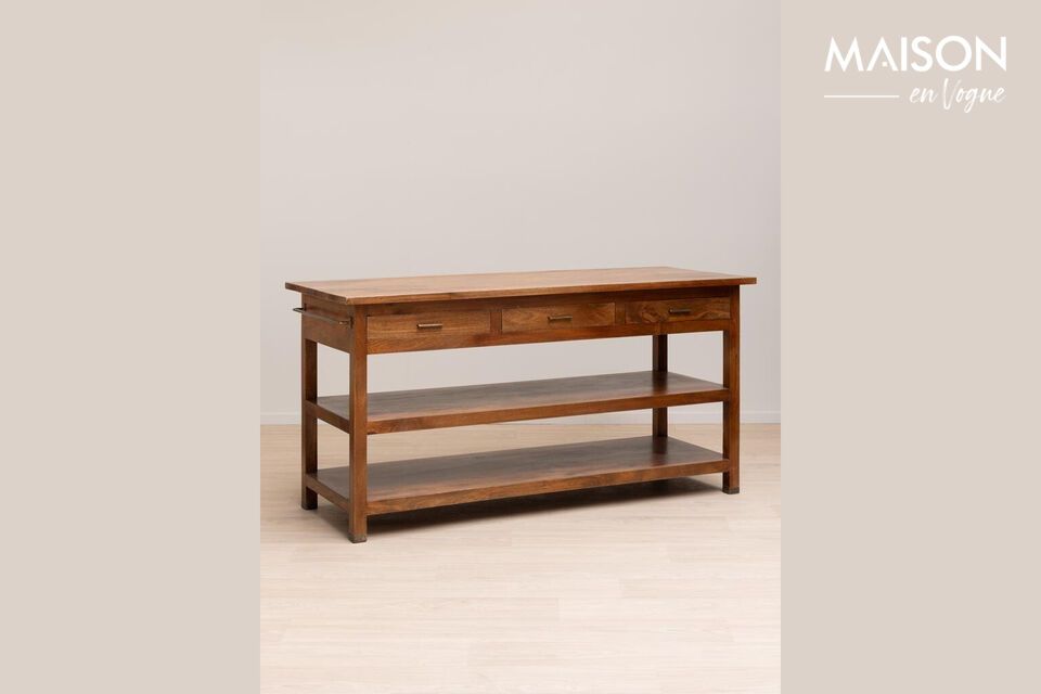 Giverny dark wood console Chehoma