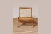 Miniature Glasgow beige teak armchair 5