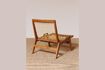 Miniature Glasgow beige teak armchair 2