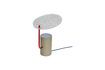 Miniature Glass table lamp khaki Disc 4