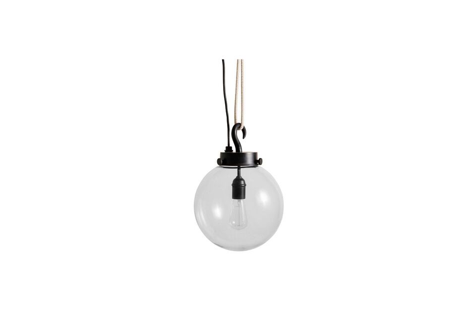 Globe black brass pendant light Chehoma