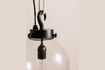 Miniature Globe black brass pendant light 3