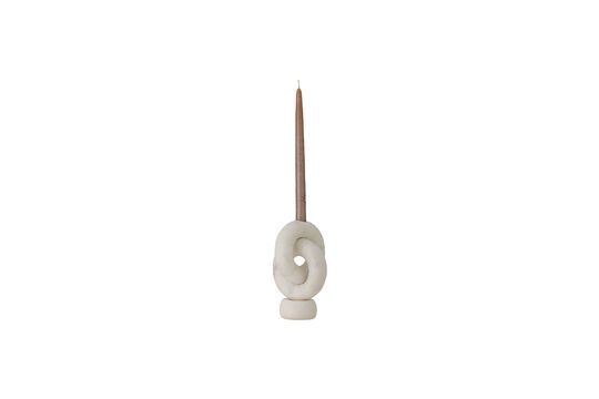 Goa white marble candlestick Clipped