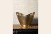 Miniature Gold aluminum ice bucket Handles 1