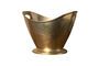 Miniature Gold aluminum ice bucket Handles Clipped