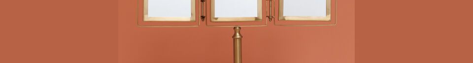 Material Details Gold brass mirror Brass