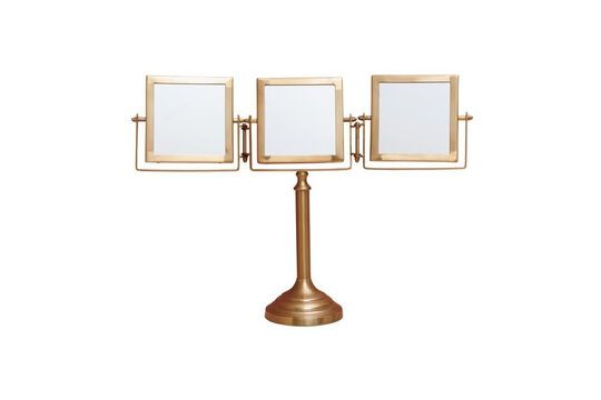 Gold brass mirror Brass Clipped