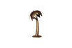 Miniature Gold metal floor lamp Palm tree 4