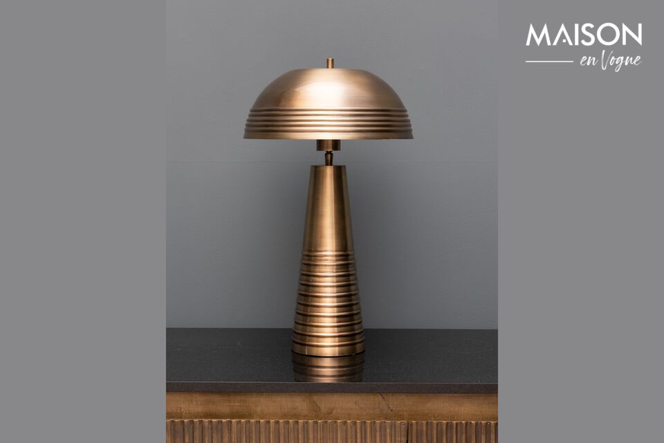 Gold metal table lamp Champignon-Z Chehoma