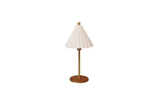 Gold metal table lamp Lou Clipped