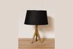 Miniature Gold metal table lamp Oval 1