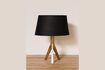 Miniature Gold metal table lamp Oval 4