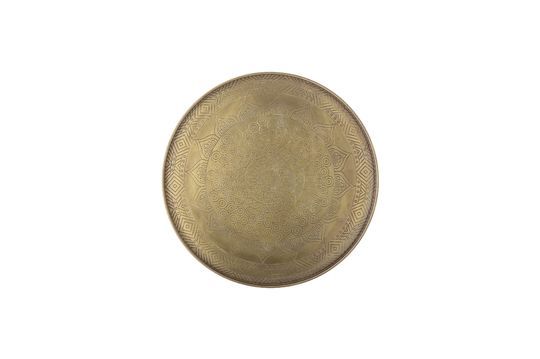 Gold metal tray Conan