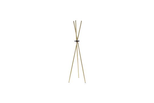 Gold-plated steel coat rack Darwin Clipped