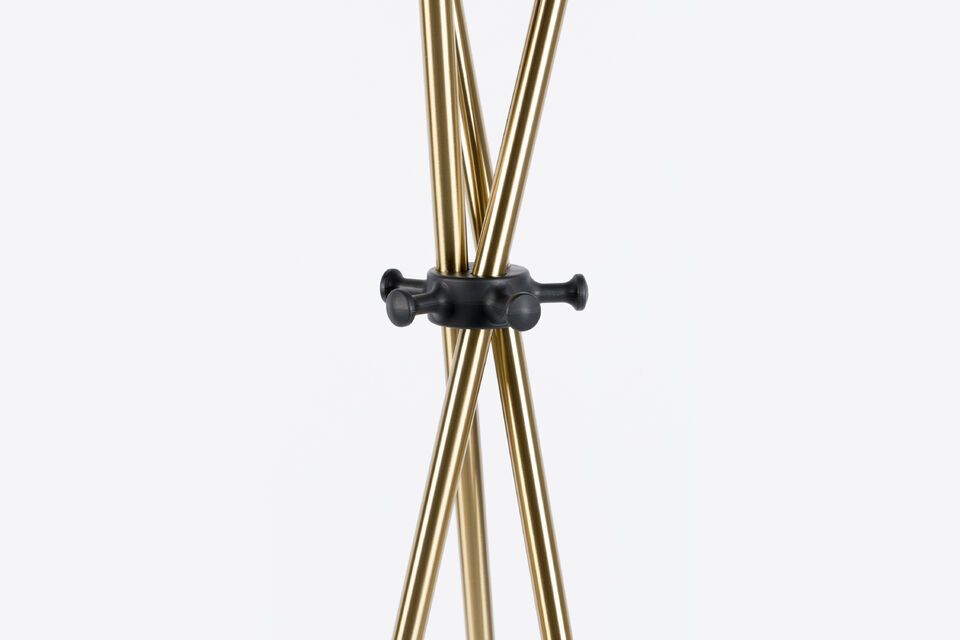 Gold-plated steel coat rack Darwin - 2