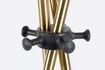 Miniature Gold-plated steel coat rack Darwin 5