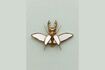 Miniature Gold resin insect figurine Mirrors 2