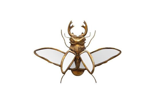 Gold resin insect figurine Mirrors Clipped