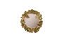 Miniature Gold resin mirror Gold Clipped