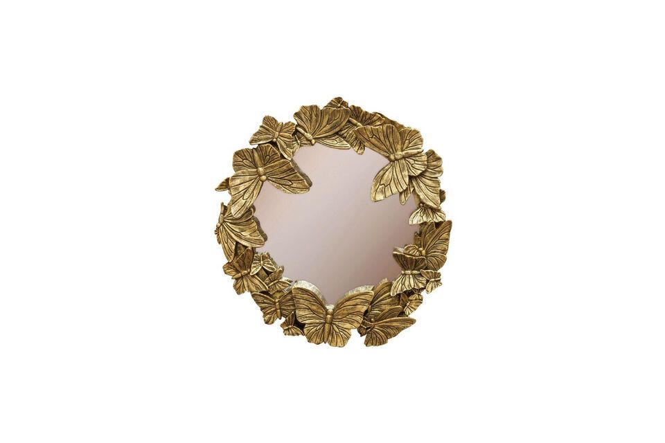 Gold resin mirror Gold Chehoma