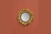 Miniature Gold resin mirror Plumage 2