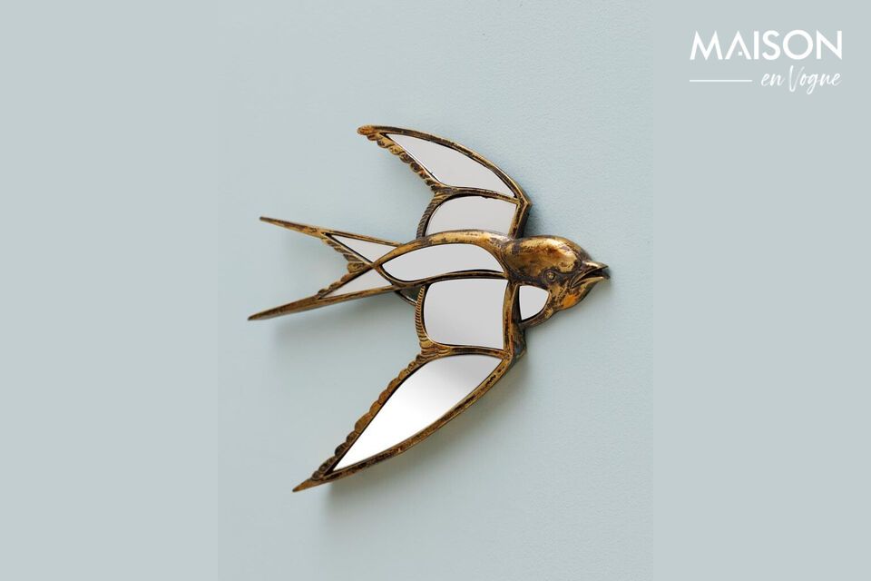 Add a touch of elegance and finesse to your home with our resin swallow figurine